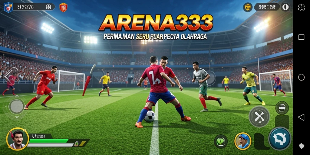 Tampilan gameplay seru di ARENA333 dengan aksi olahraga intens.