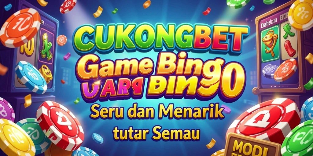 Tangkapan layar utama CUKONGBET menampilkan suasana permainan Bingo yang seru.