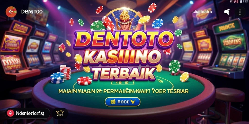 Screenshot DENTOTO menampilkan gameplay Kasino yang mengasyikkan.