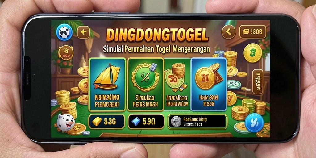 Tangkapan layar DINGDONGTOGEL menampilkan gameplay seru dan interaktif.