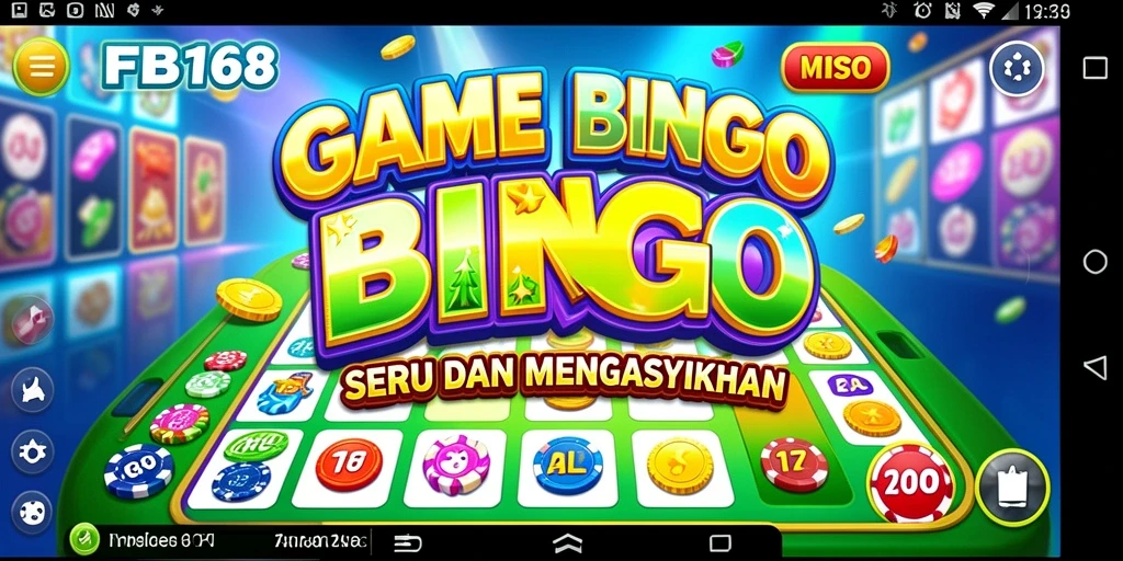 Screenshot permainan Bingo FB168 yang penuh aksi dan keseruan.