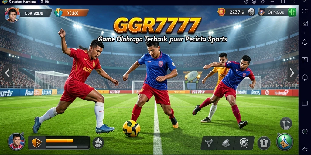 Tangkapan layar GGR7777 menampilkan aksi seru dalam pertandingan olahraga.