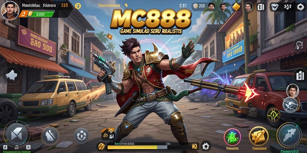Tangkapan layar gameplay MC888 menampilkan pengalaman simulasi yang mendalam.