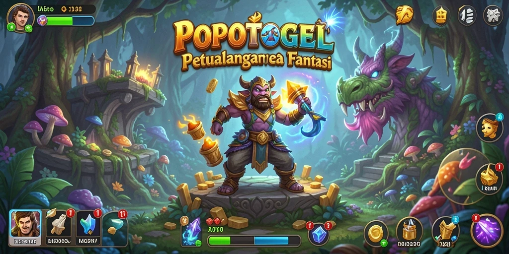 Screenshot dari gameplay POPOTOGEL menunjukkan aksi seru dalam petualangan.