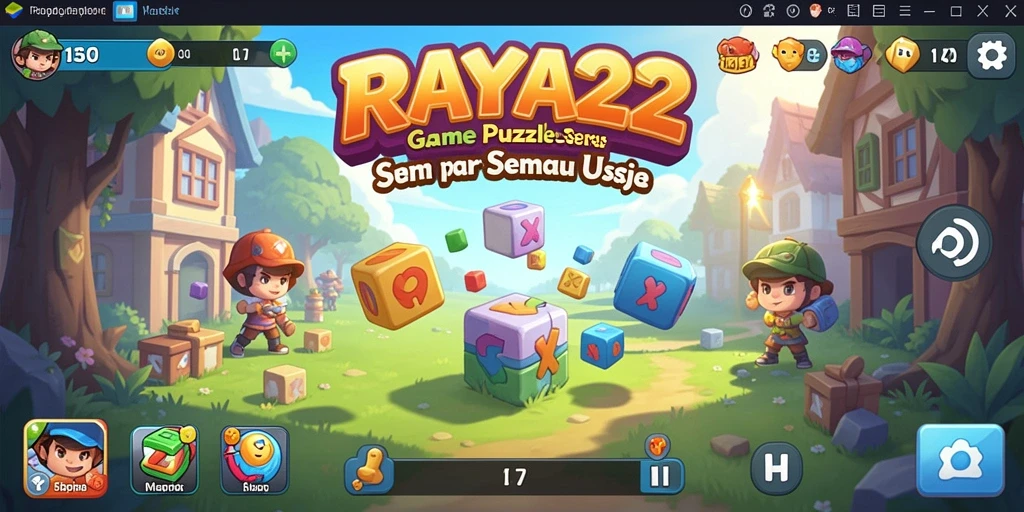 Tampilan gameplay menarik dari RAYA22 yang membuat ketagihan.