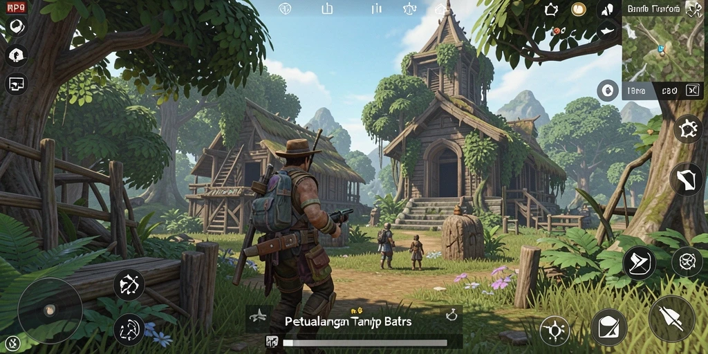 Screenshot RPG8 dengan gameplay Open World yang epik.