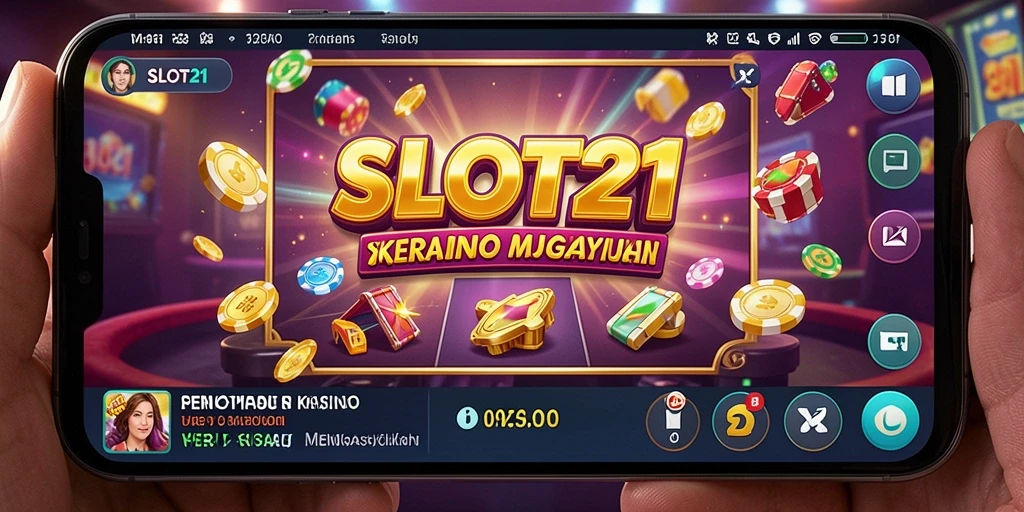 Tampilan menakjubkan dari gameplay Kasino di SLOT21.