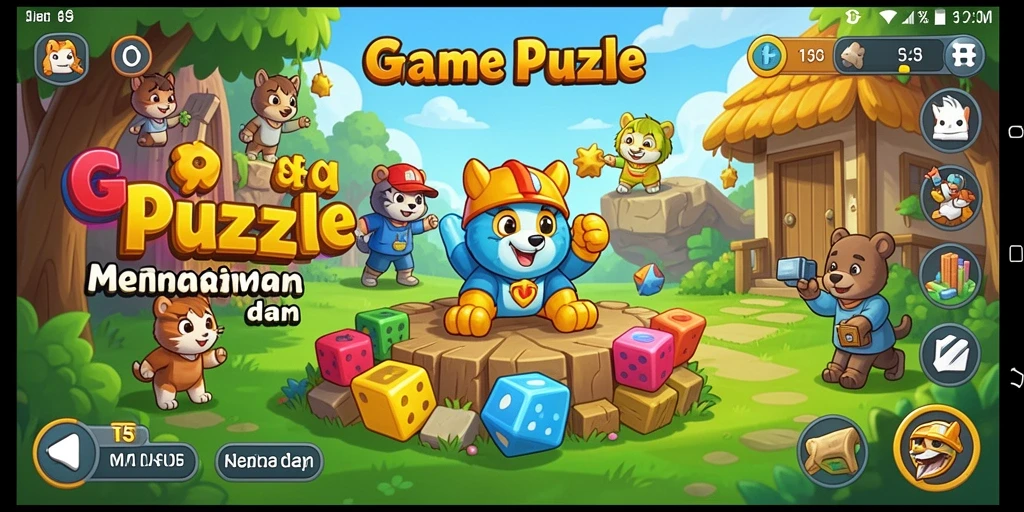 Tampilan gameplay T6 yang menarik dan penuh tantangan Puzzle.