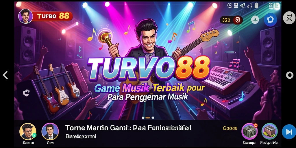Screenshot gameplay TURBO88 yang penuh warna dan seru.