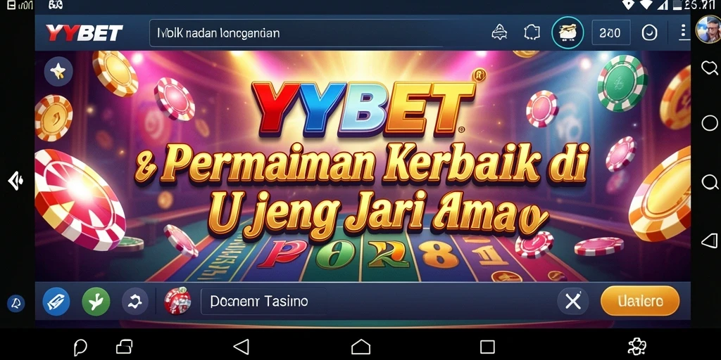 Tampilan menarik game Kasino YYBET dengan grafis yang memukau.